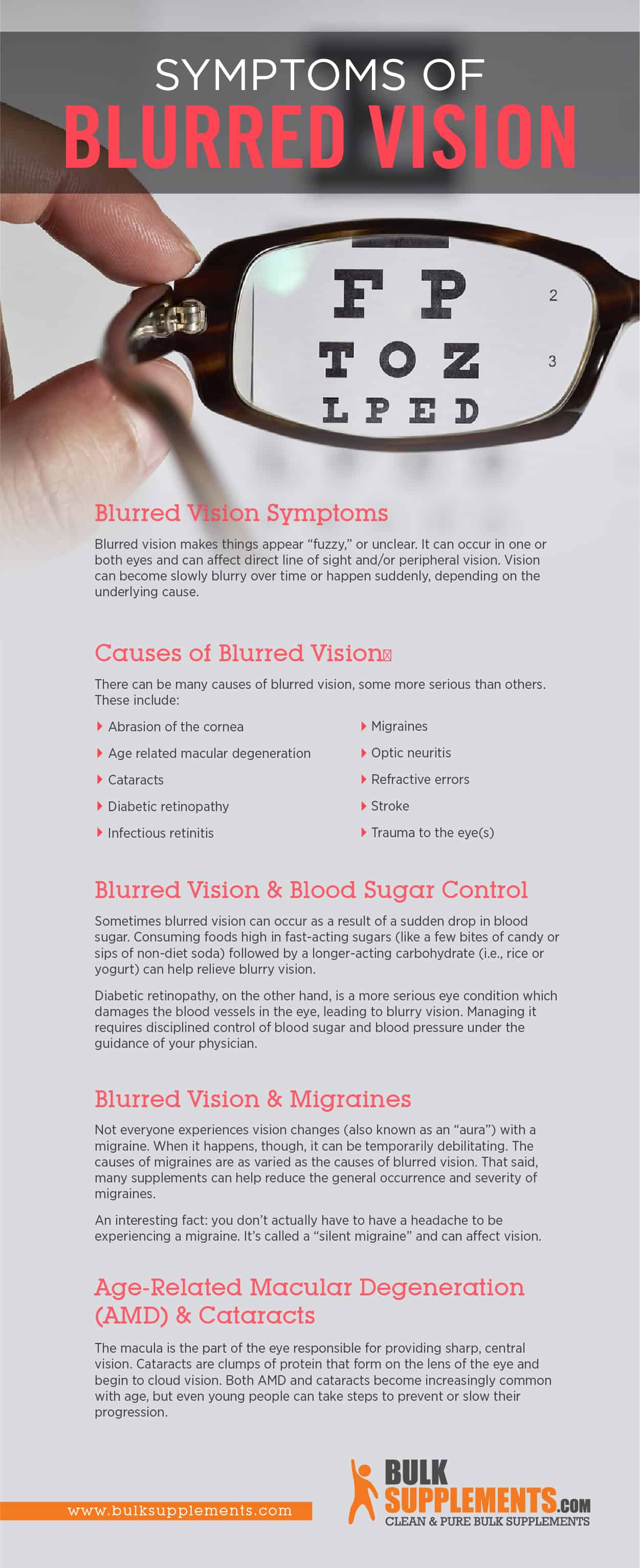 blurred vision symptoms