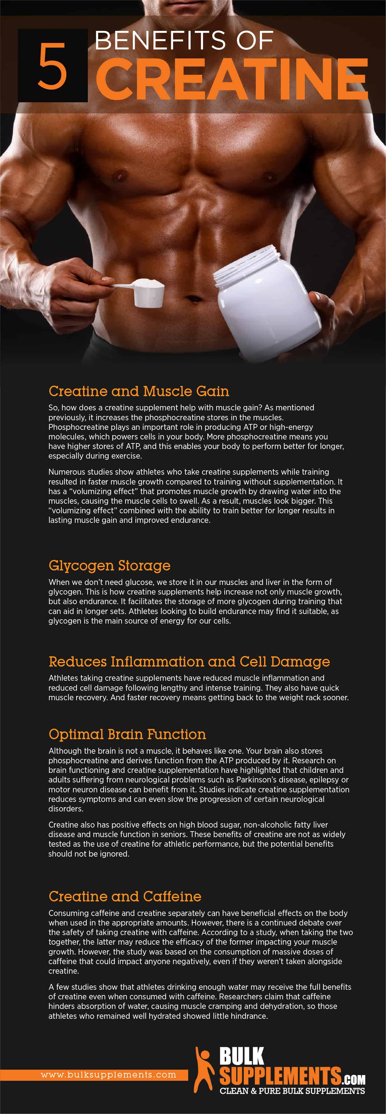 Benefits of creatine supplements