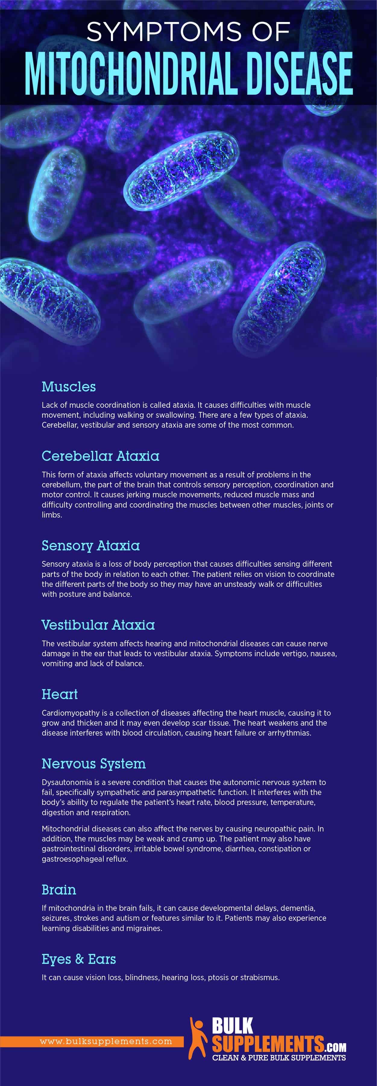 Symptoms of Mitochondrial Disease