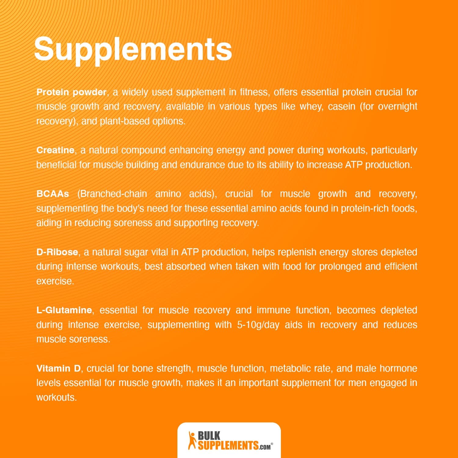 supplements for men who workout