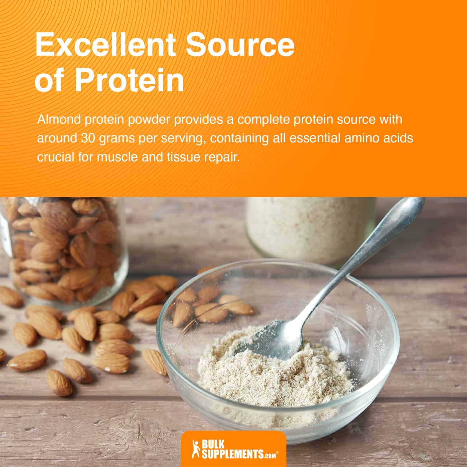 excellent source of protein almond protein powder